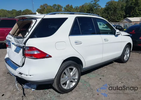 2015 Mercedes-Benz Ml 350 from USA, damaged, VIN 4JGDA5JB3FA541165